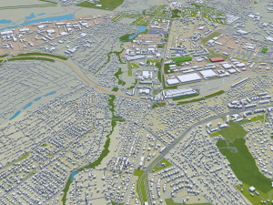 Saratov city russia 60km 3D 模型