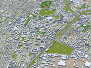 Saratov city russia 60km 3D 模型