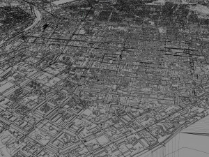 Saratov city russia 60km 3D 模型