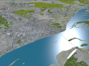 Saratov city russia 60km 3D 模型