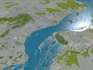 Saratov city russia 60km 3D 模型