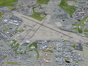 Saratov city russia 60km 3D 模型