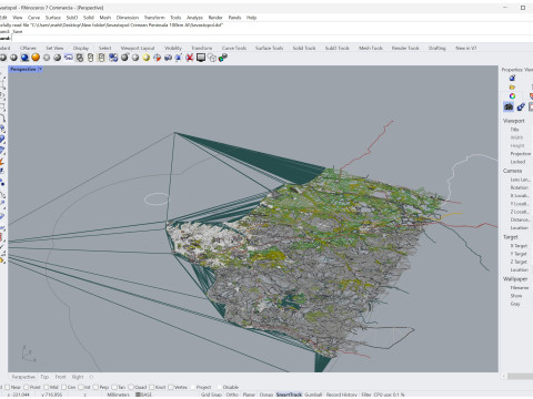 Sevastopol crimean city peninsula 100km Modelo 3D