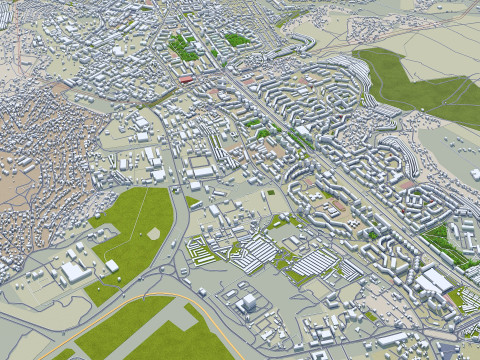 Sevastopol crimean city peninsula 100km Modelo 3D