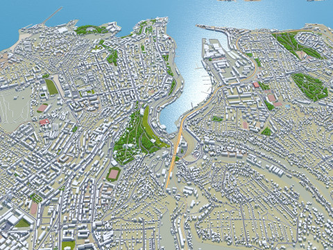 Sevastopol crimean city peninsula 100km Modelo 3D