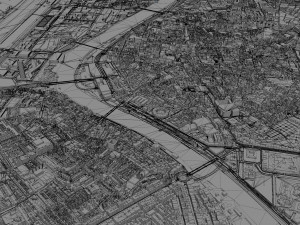 Sevilla city spain 40km 3D Model