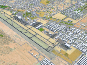 Sharjah city uae 50km 3Dモデル