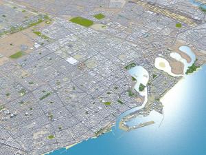Sharjah city uae 50km 3Dモデル