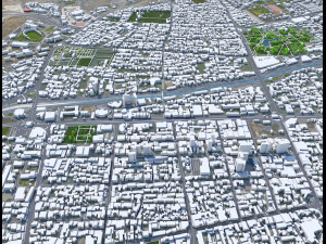 Shiraz city iran 80km 3D मॉडल