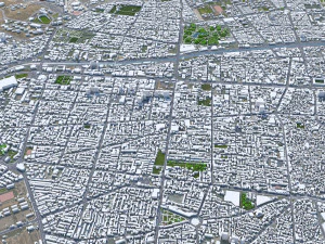 Shiraz city iran 80km 3D Model