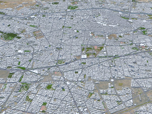 Shiraz city iran 80km 3D मॉडल