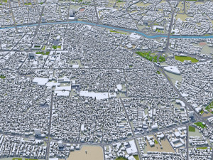 Shiraz city iran 80km 3D मॉडल