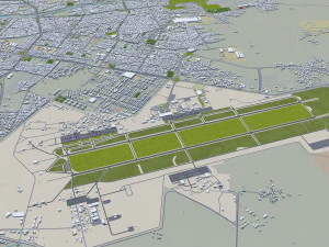 Shiraz city iran 80km 3D Model