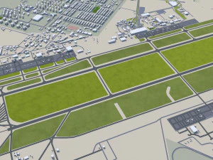 Shiraz city iran 80km 3D Model