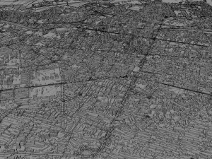 Shiraz city iran 80km 3D Model