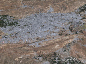 Shiraz city iran 80km 3D Model