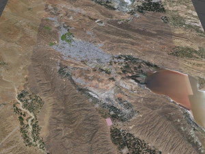 Shiraz city iran 80km 3D Model