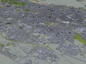 Shiraz city iran 80km 3D मॉडल