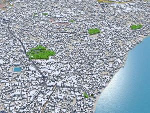 Citt&agrave; di Varanasi Uttar Pradesh India 30 km Modello 3D