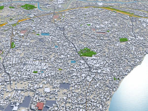 Varanasi city uttar pradesh india 30km Modelo 3D