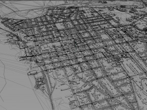 Burlington city vermont usa 30km Modelo 3D