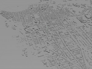 Burlington city vermont usa 30km Modelo 3D