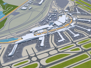 Philadelphia pennsylvania city usa 70km 3D मॉडल