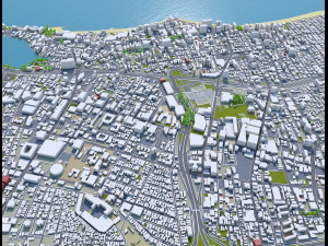 Puerto city rico 200km 3D Model