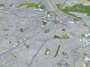 Puerto city rico 200km 3D Model