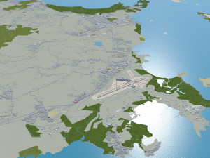 Puerto city rico 200km 3D Model