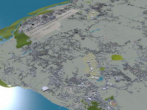 Puerto city rico 200km 3D Model