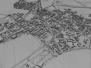 Queenstown cromwell alexandra city new zealand 80km 3D Model