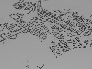 Queenstown cromwell alexandra city new zealand 80km Model 3D