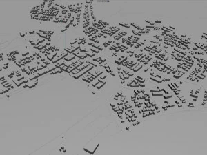 Queenstown cromwell alexandra city new zealand 80km 3D Model