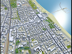 Sopot city poland 20km Modelo 3D