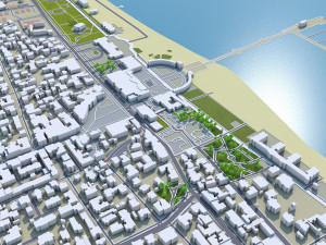 Sopot city poland 20km Modelo 3D