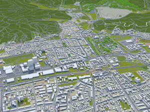 Sopot city poland 20km Modelo 3D