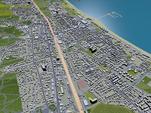 Sopot city poland 20km Modelo 3D