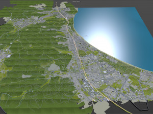 Sopot city poland 20km Modelo 3D
