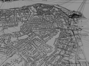 Staten island city new york usa 40km Modelo 3D