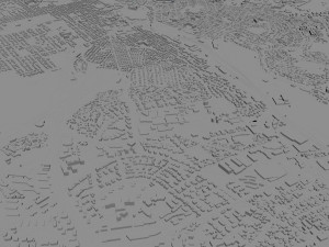 Stavanger city norway 30km 3D Modell