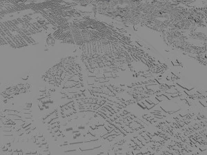 Stavanger city norway 30km 3D Model