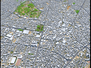 Sulaymaniyah city iraq 40km Modello 3D