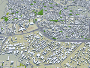 Sulaymaniyah city iraq 40km Modello 3D