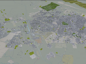 Sulaymaniyah city iraq 40km Modello 3D