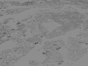 Sunderland city england 30km Model 3D