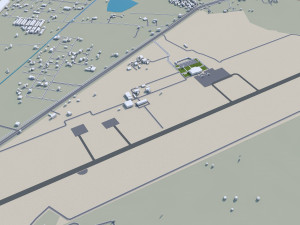Surat city india 40km 3D-Modell