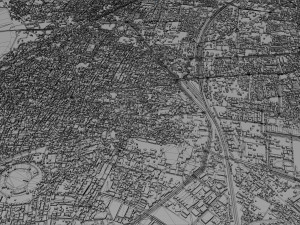Surat city india 40km 3D-Modell