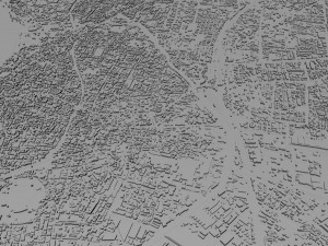 Surat city india 40km 3D-Modell