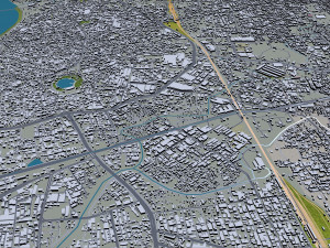 Surat city india 40km 3D-Modell